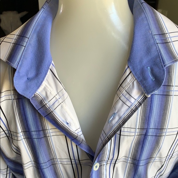 Bugatchi Mens Long Sleeve Shirt - Picture 4 of 5